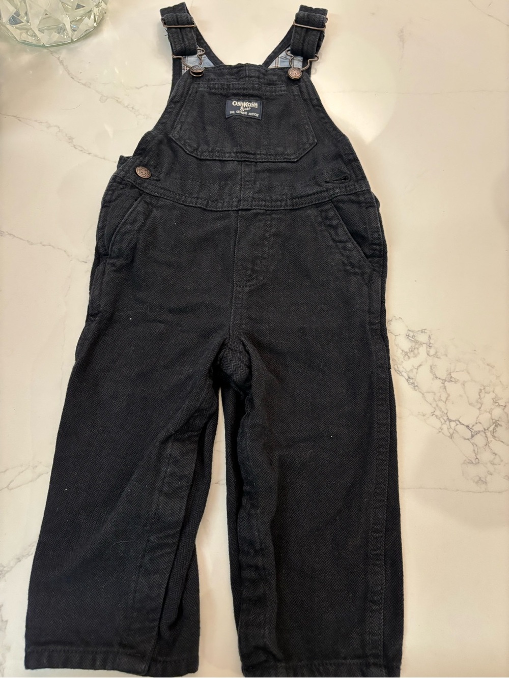 OshKosh B'gosh Black Kids Overalls